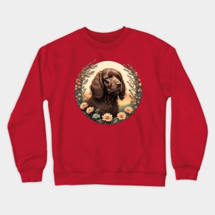 Boykin Spaniel Garden Crewneck Sweatshirt